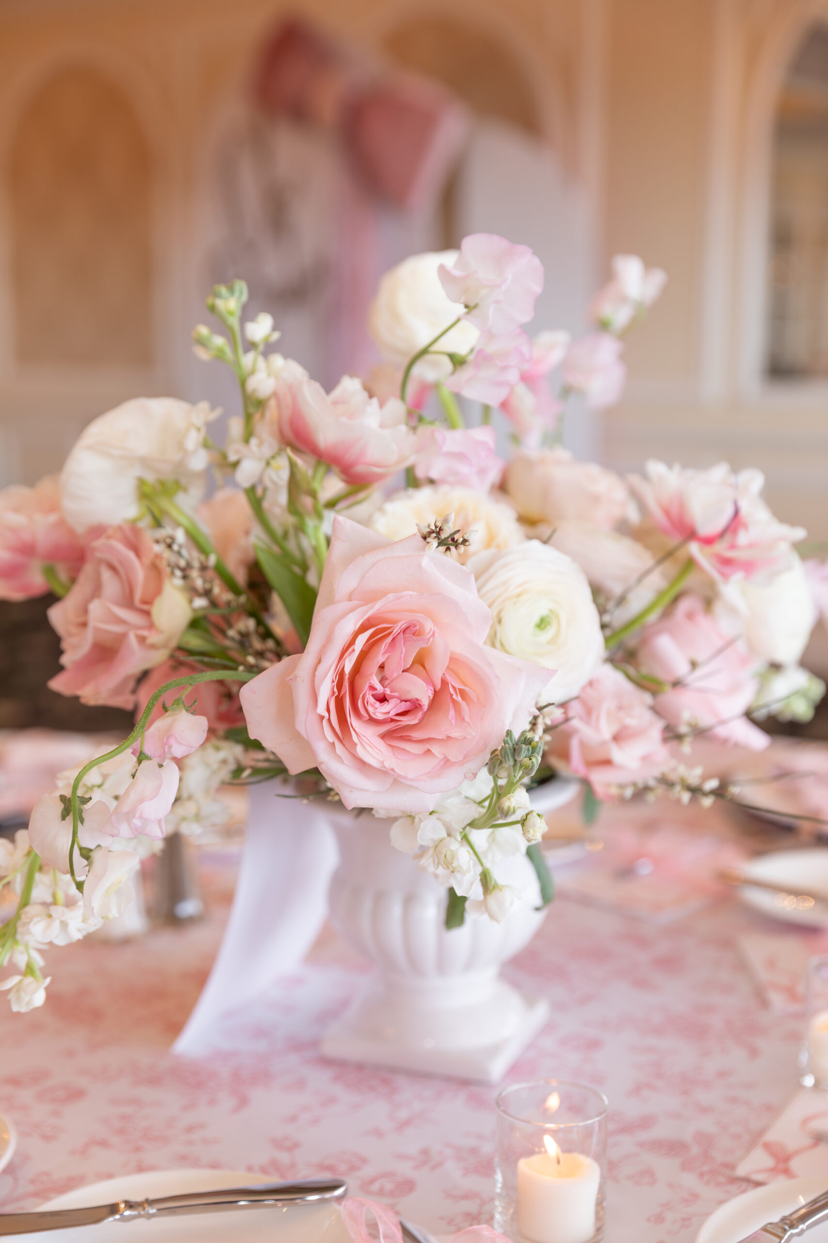 Pink Baby Shower Florals