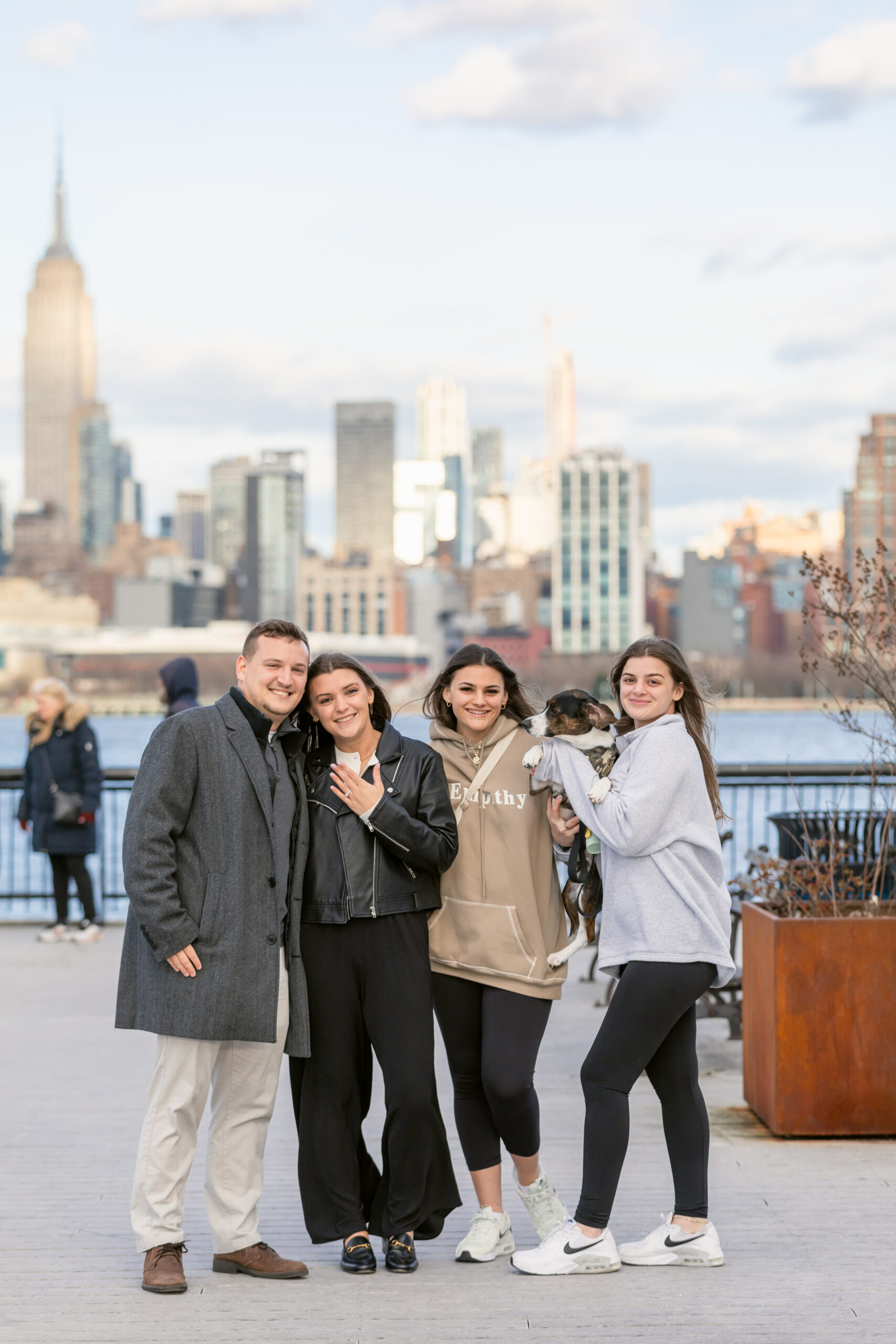 Hoboken Waterfront Proposal family photo