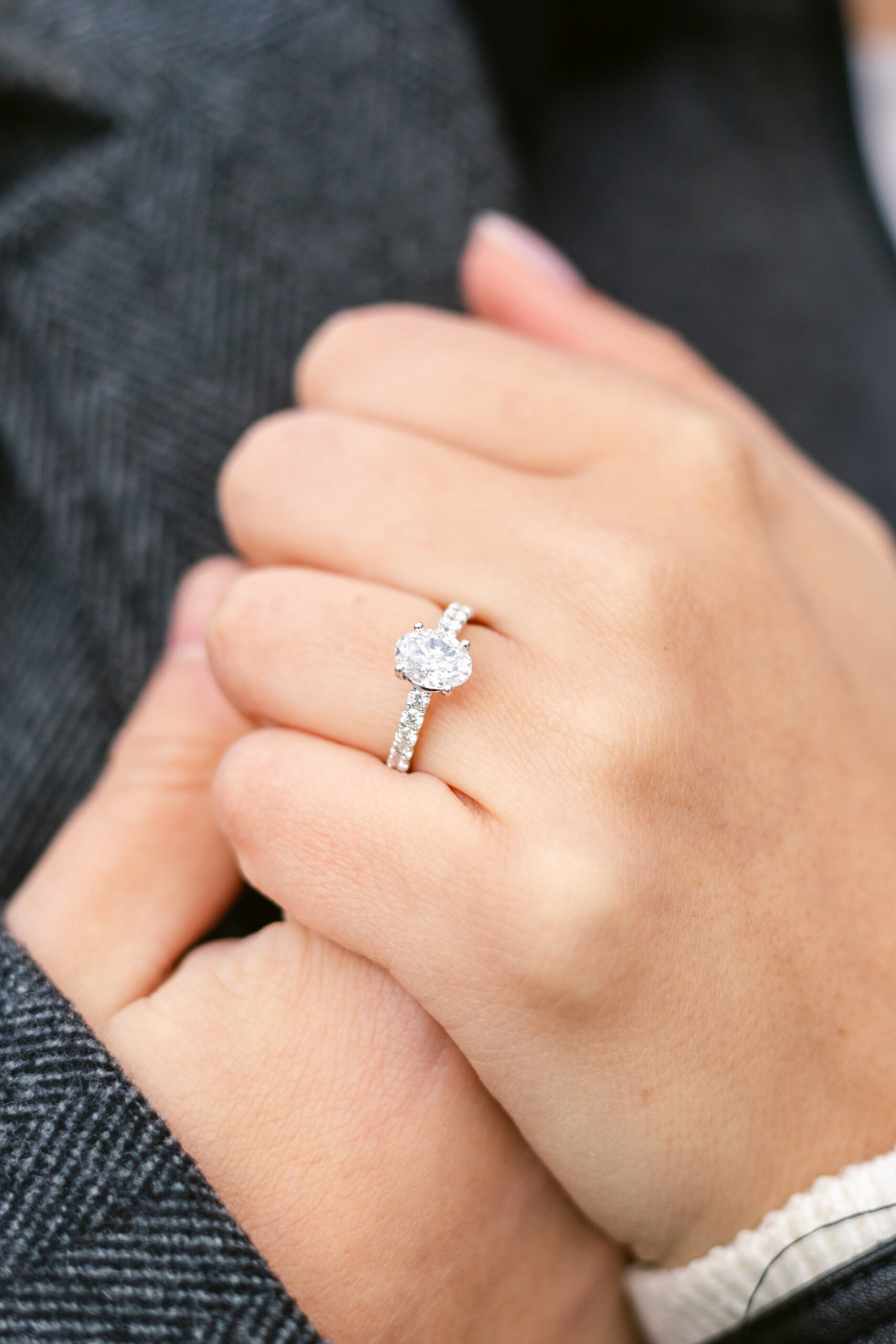 oval engagement ring