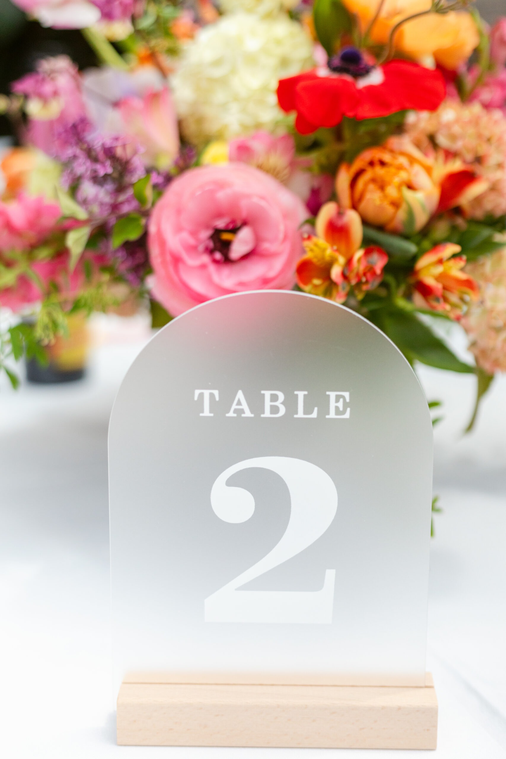 Bridal Shower Table Number