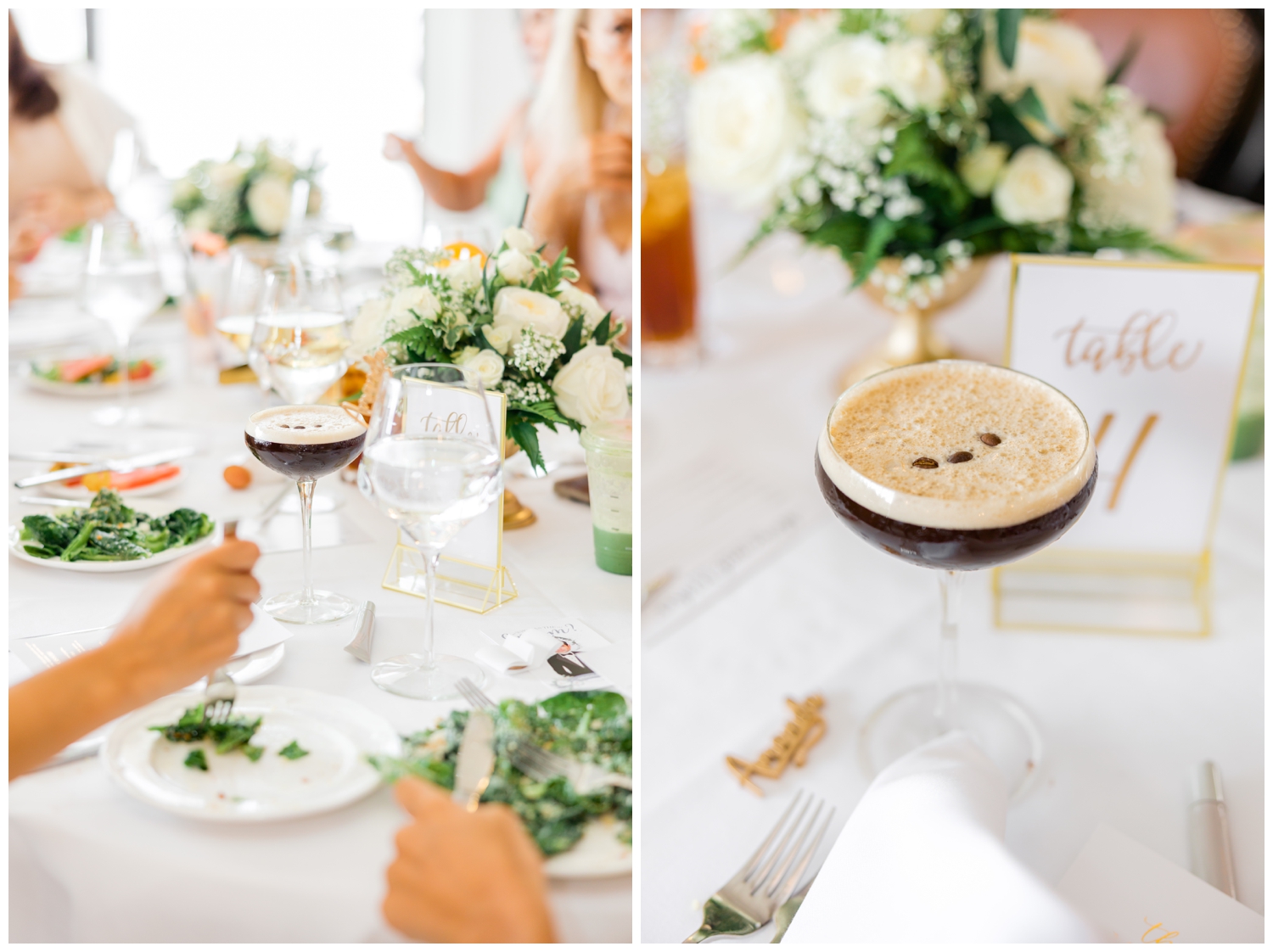 Bridal Shower Table Shots