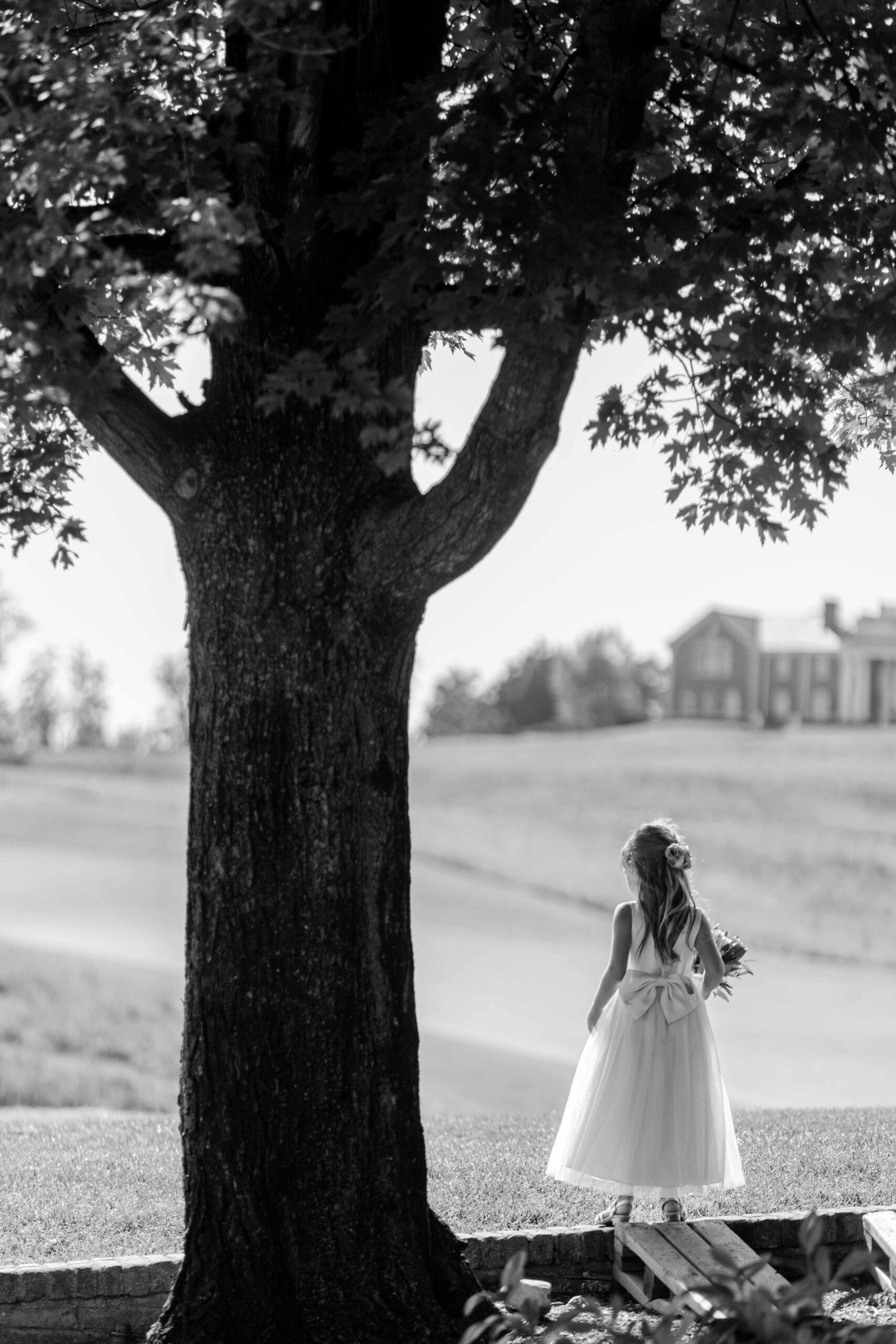 photo of flower girl
