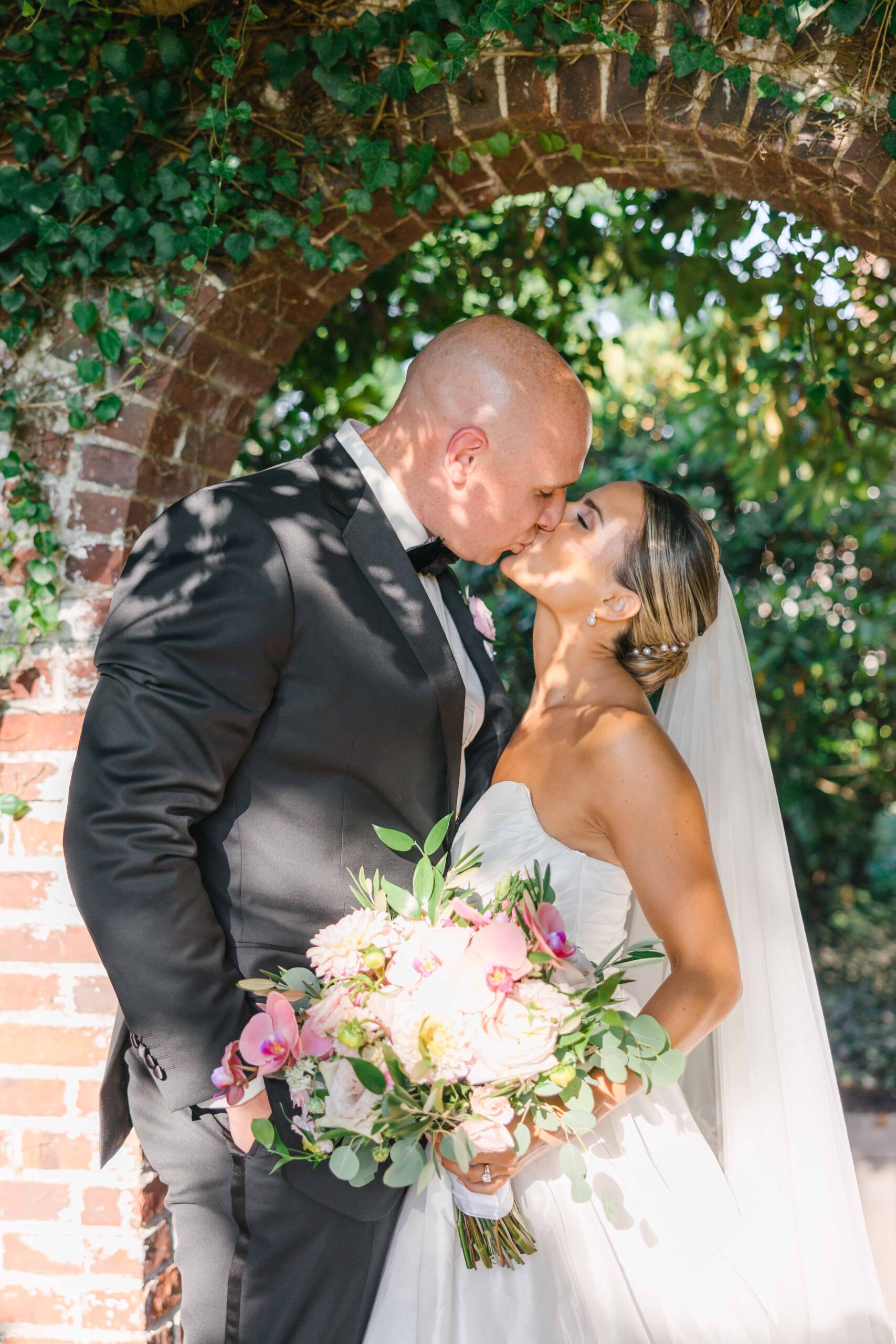 ivy and brick wedding photos