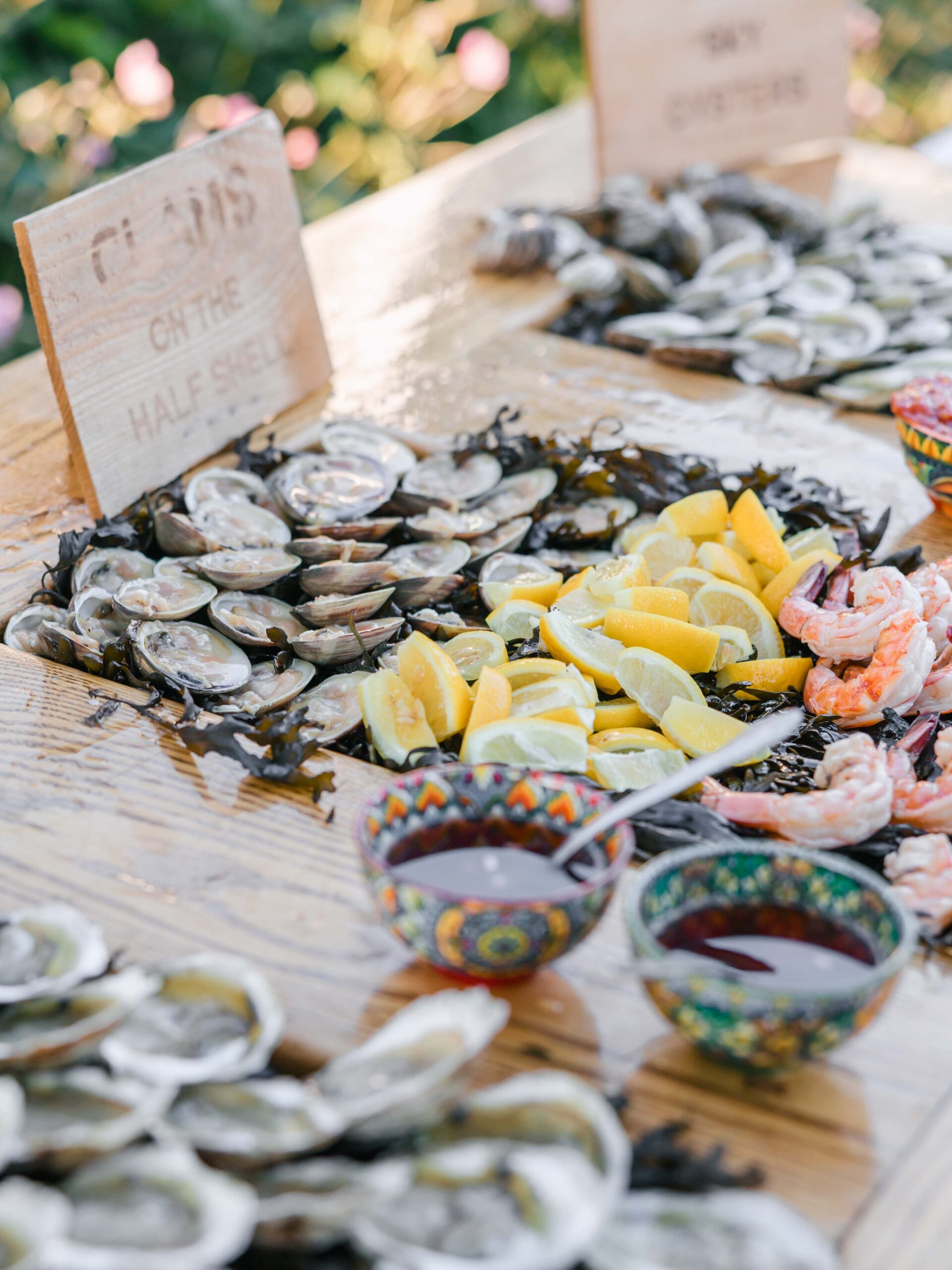 wedding raw bar