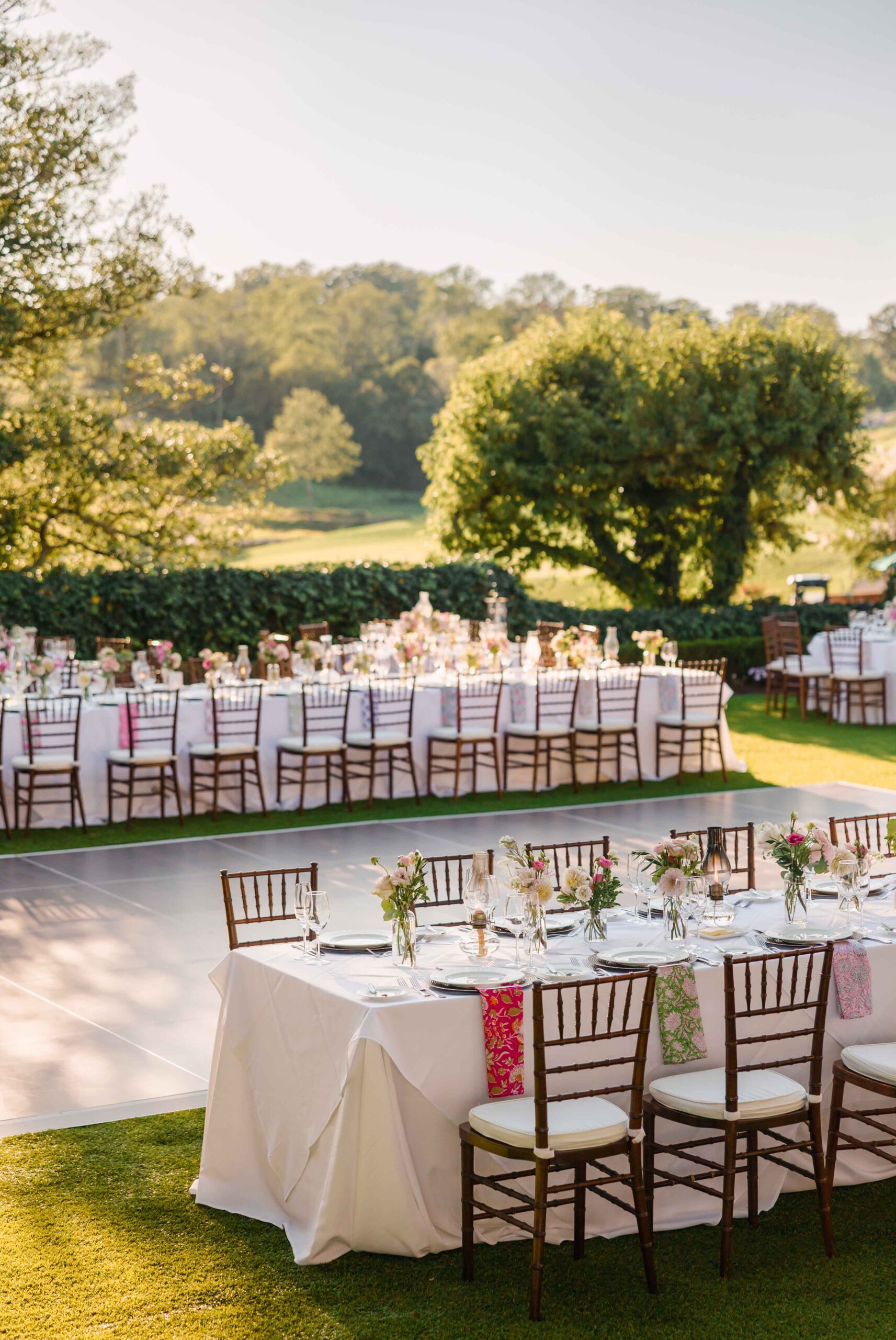 colorful italian inspired wedding napkins