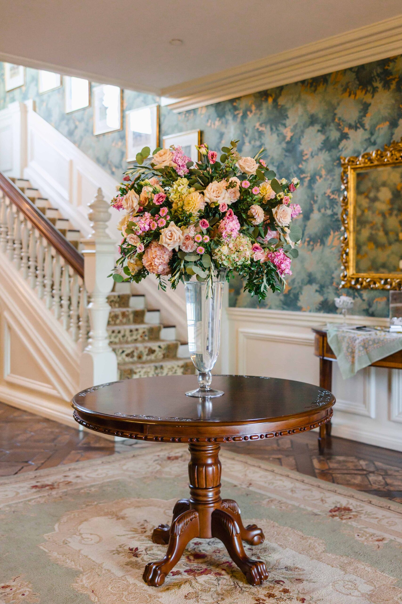 wedding entrance flowers