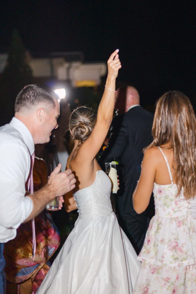 bride dancing at reception