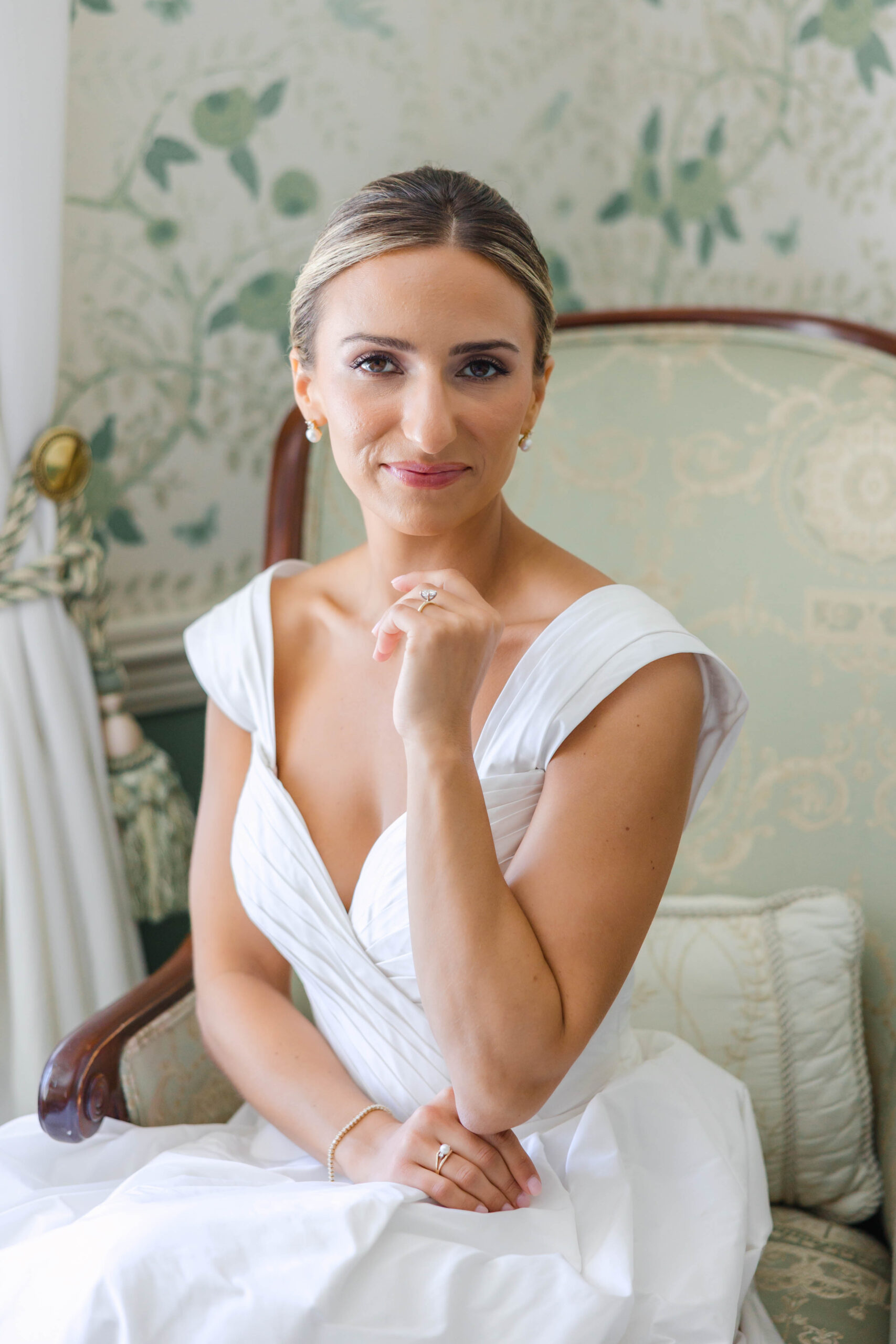 bridal portrait at hamilton farm