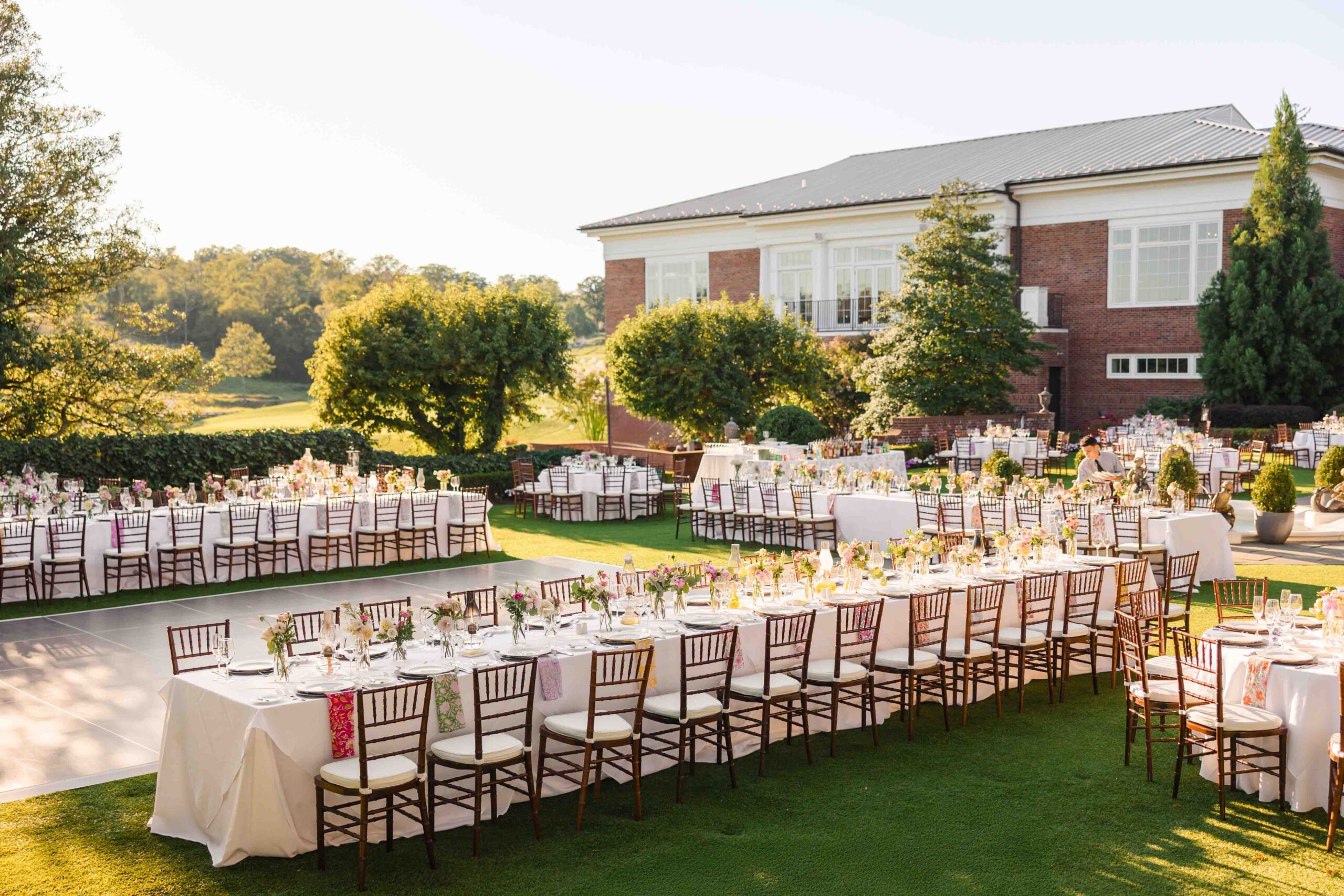 al fresco reception design