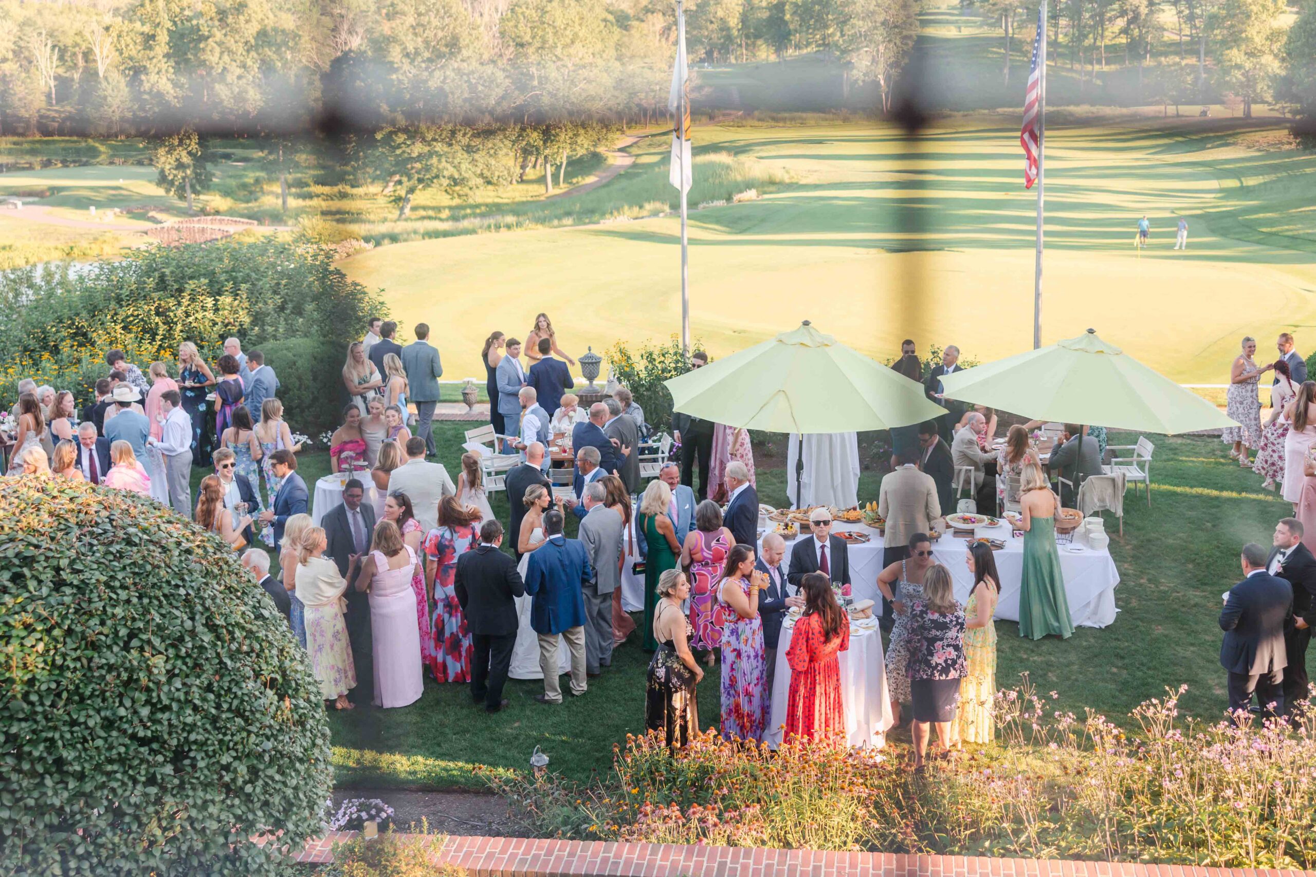 italian piazza cocktail hour