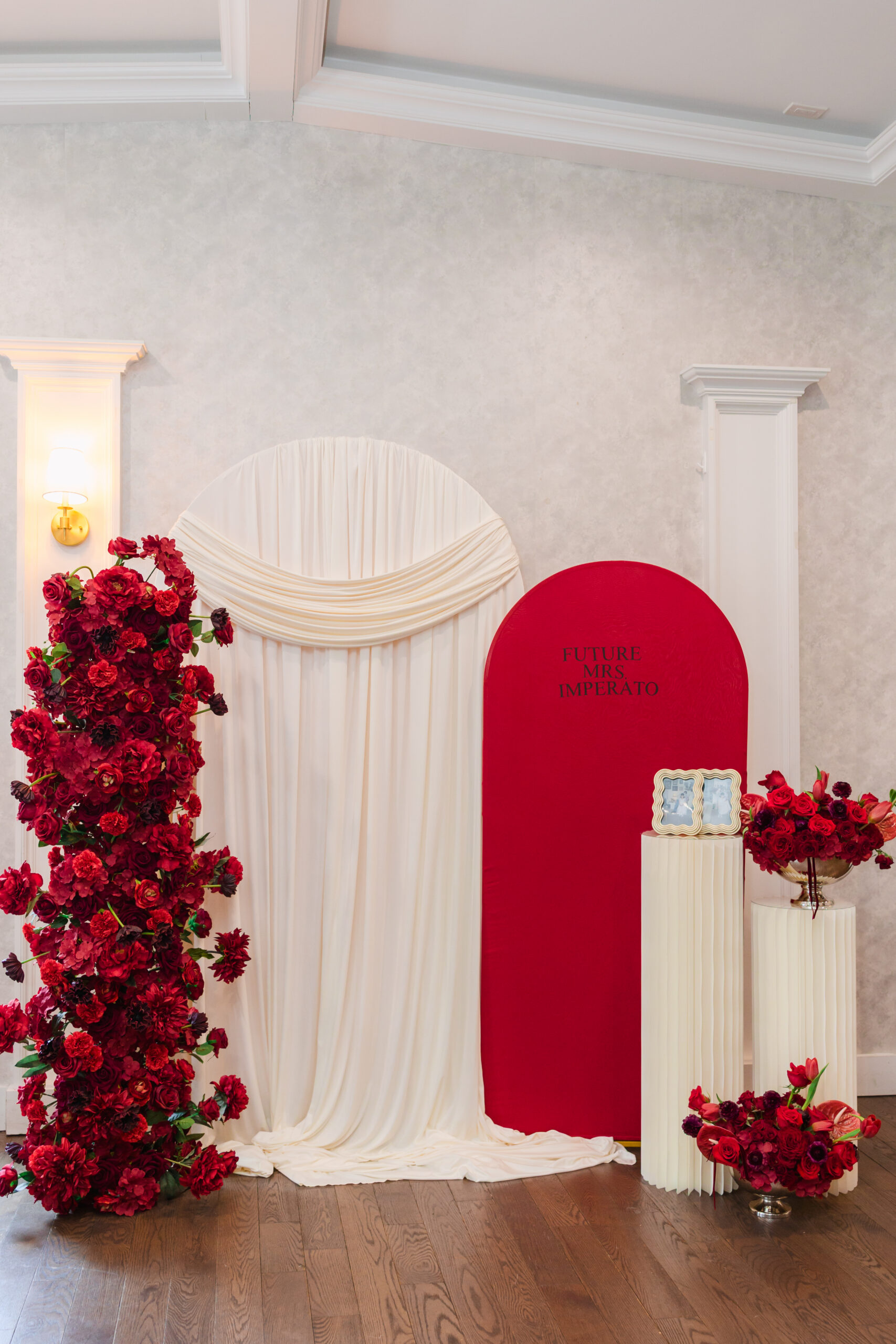 chic Bridal shower photo backdrop